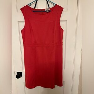 Loft sleeveless dress XL coral